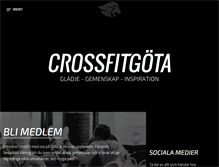 Tablet Screenshot of crossfitgota.se